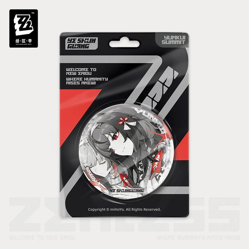 *Preorder* Zenless Zone Zero Mindscape Cinema Series Reflective Pin: Yunkui Summit: Ye Shunguang