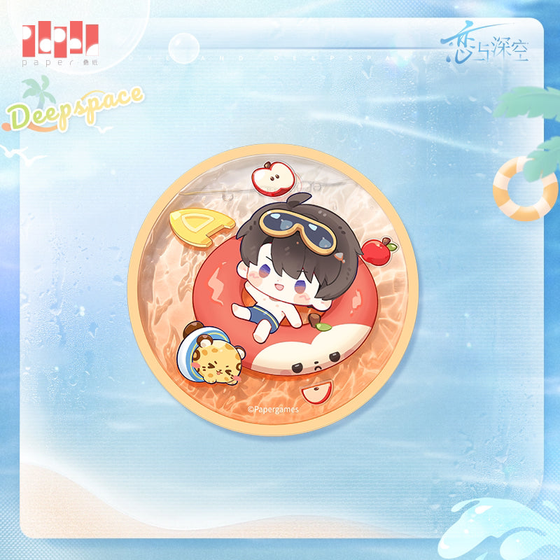 *Preorder* Love and Deepspace Floating Siesta Series Oil Filled Coaster