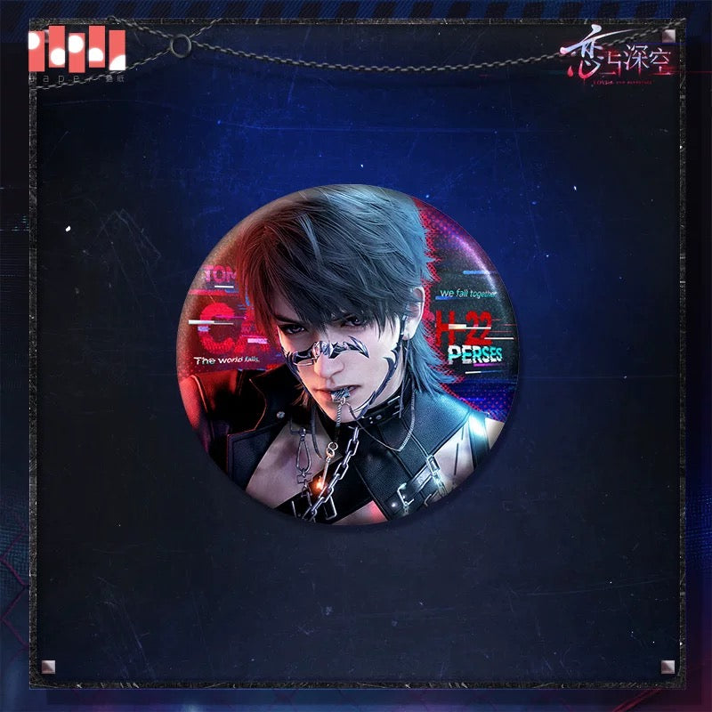 *Preorder* Love and Deepspace Tomorrow No Escape Series Tinplate Badge