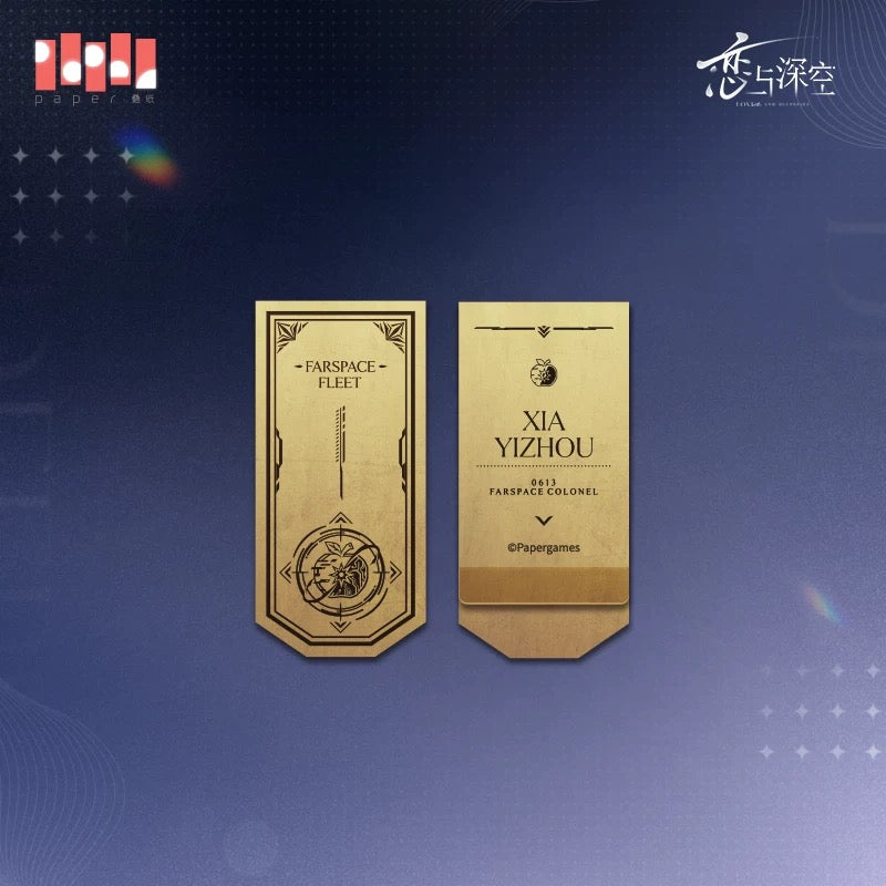 *Preorder* Love and Deepspace Echoes of Time Series Brass Bookmark