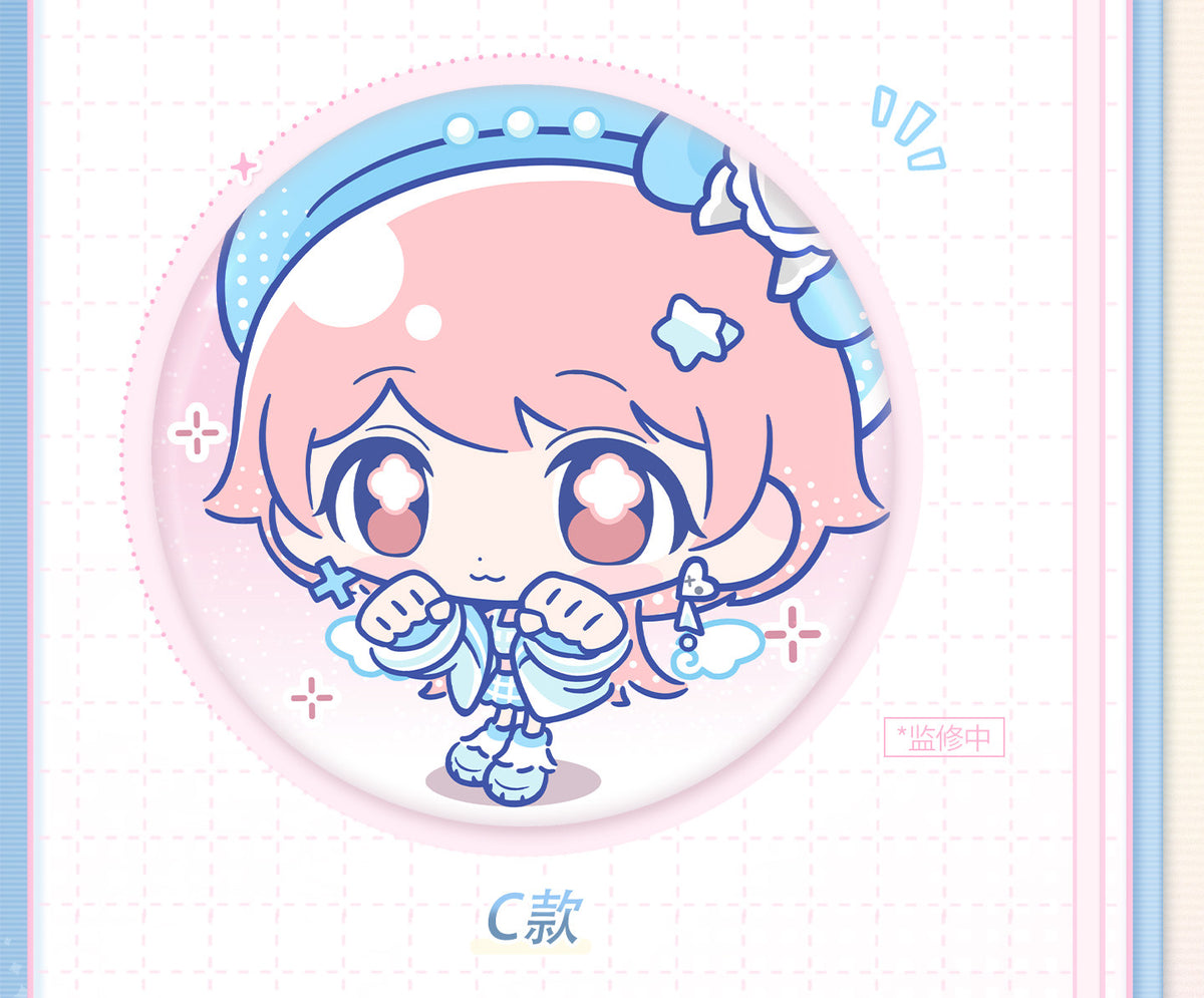 *Preorder* Infinity Nikki Watercolor Diary Series Chibi Badge Set