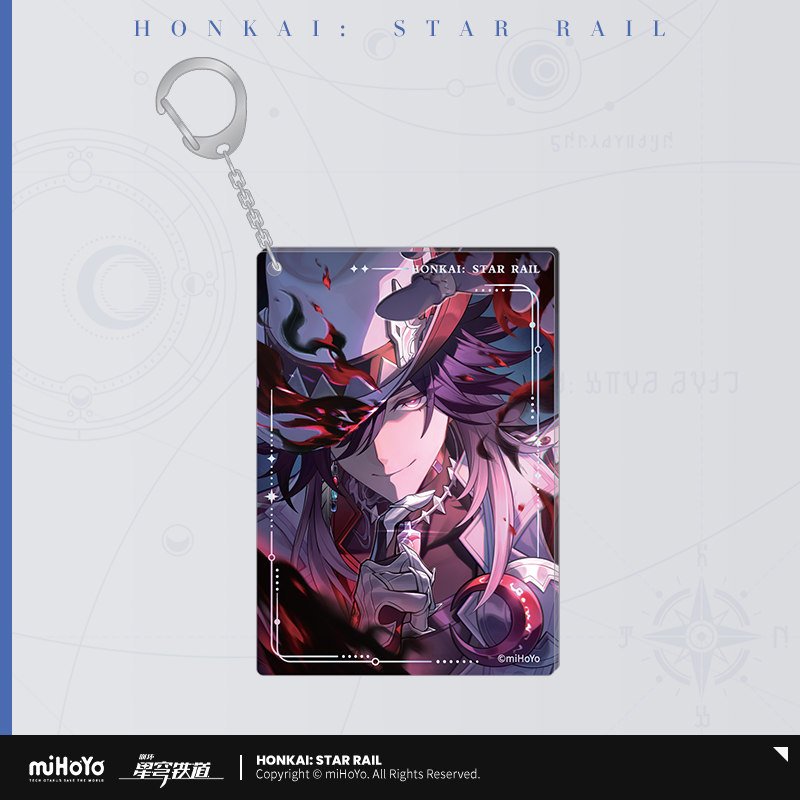 *Preorder* Honkai: Star Rail Light Cone Series Acrylic Keychain: Ashveil