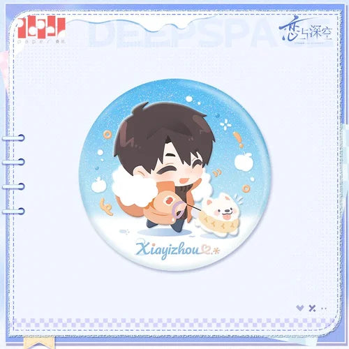 *Preorder* Love and Deepspace Winter Record Series Metal Pin