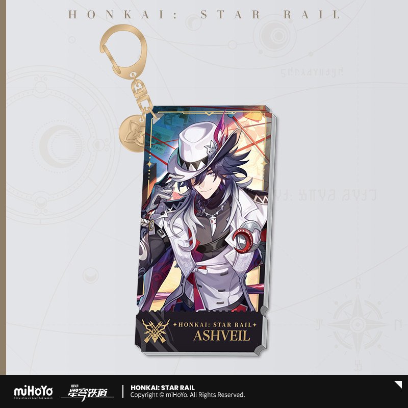 *Preorder* Honkai: Star Rail Official Art Series Acrylic Keychain: The Hunt: Ashveil