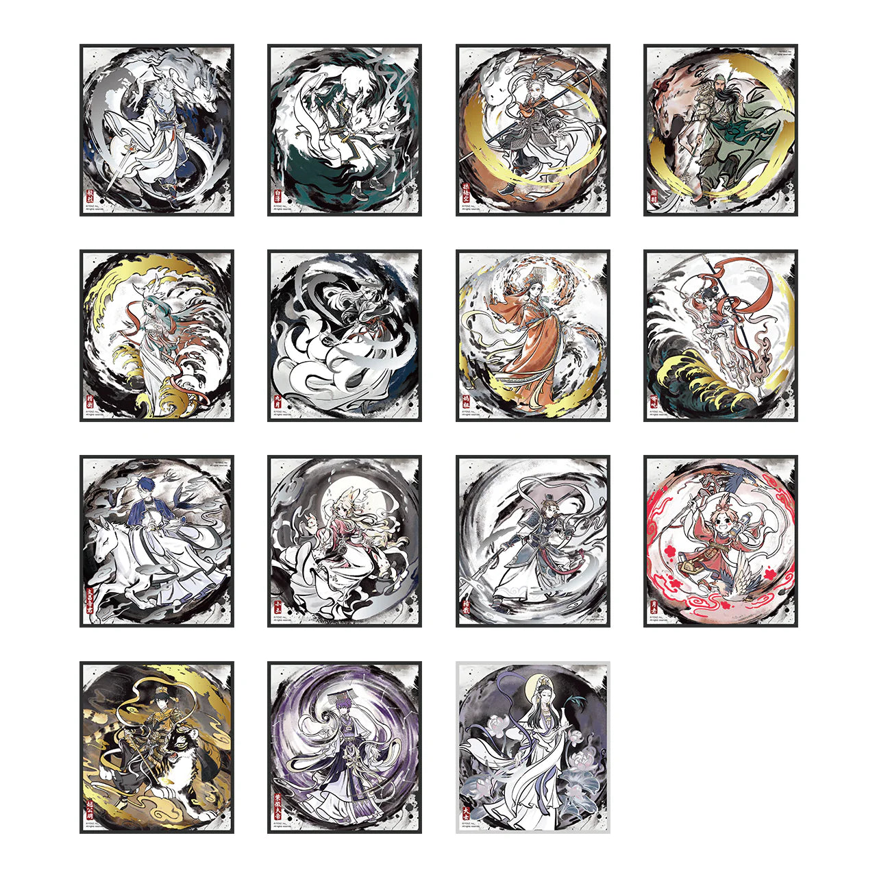 FEI REN ZAI-The Sacred Guardian-Shikishi Art Board Blind Box