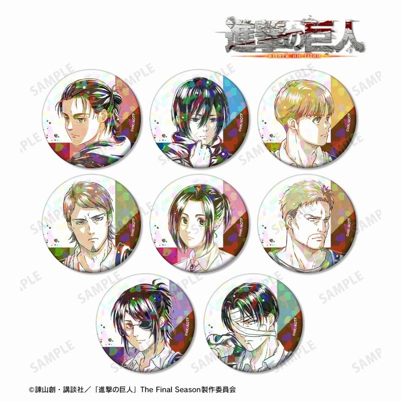 Attack on Titan Ani-Art Vol.4 Hologram Can Badge (Blind Item)