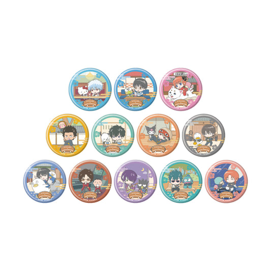Gintama × Sanrio Characters Can Badge -Collab Illustration (Blind Items)
