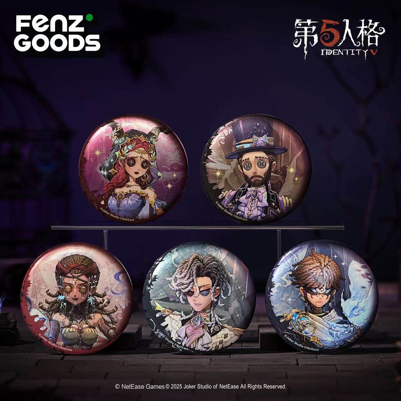 Identity V - Magic Light Series - Badge Blind Box - Round（1/8）