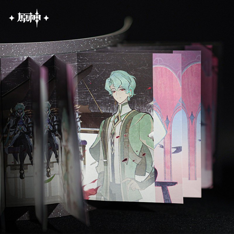 *Preorder* Genshin Impact Those Who Shun The Light Themed Series Double-Sided Waterfall Card