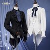 *Preorder* Genshin Impact Furina Theme Slim Fit Long Sleeve Shirt