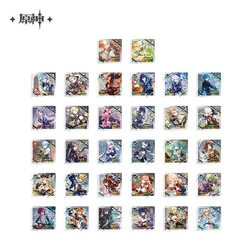 *Preorder* Genshin Impact Day of Destiny Series Character Acrylic Coaster: 2025 Ver. Vol 4.0