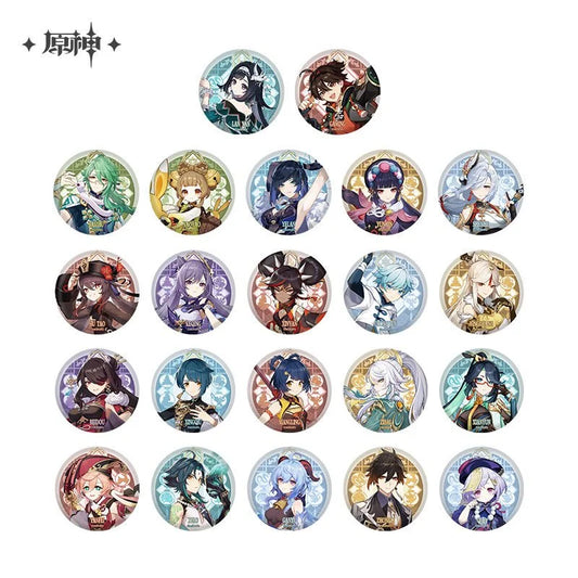 *Preorder* Genshin Impact Character XXL Pin Badge Vol 2.0: Liyue Part 3