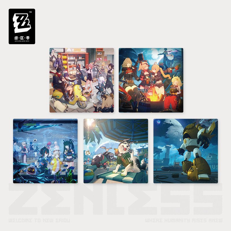 *Preorder* Zenless Zone Zero Eridu Snapshot Series Image Collectible Transparent Card Set Vol 3.0