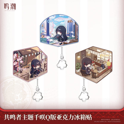 *Preorder* Wuthering Waves Resonator Theme Series – Chisa Theme Chibi Acrylic Fridge Magnet