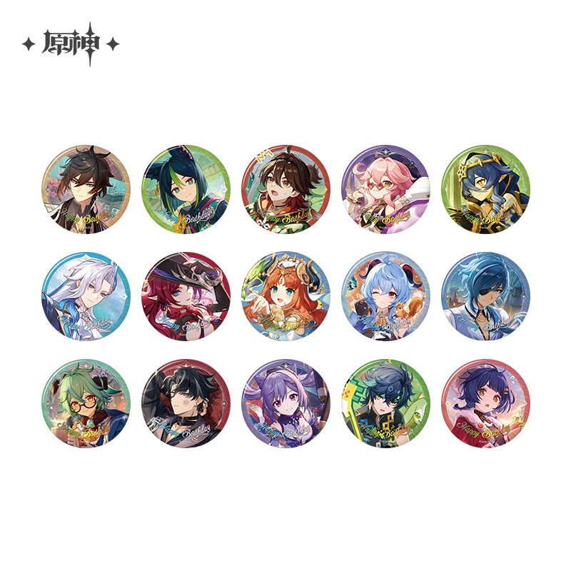 *Preorder* Genshin Impact Day of Destiny Series Character Pin: 2025 Ver. Vol 5.0