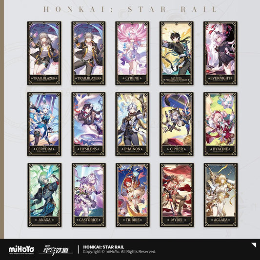 *Preorder* Honkai: Star Rail Second Anniversary Series Card Type B Blindbox (15 designs): Single Pull