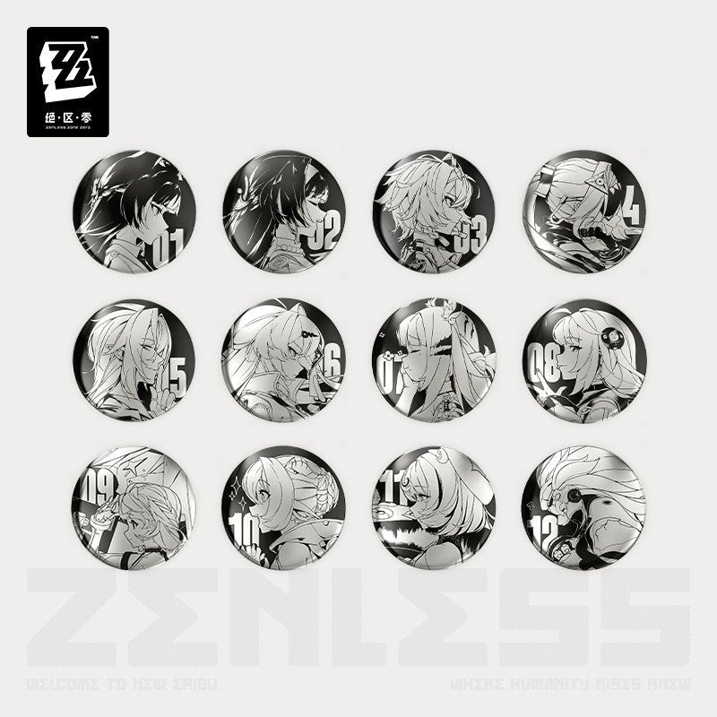 *Preorder* Zenless Zone Zero Time Tuner Series Mirror Enamel Pin Vol 2.0
