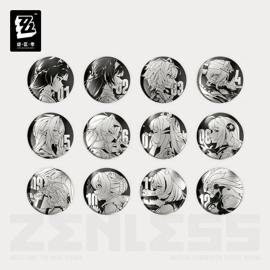 *Preorder* Zenless Zone Zero Time Tuner Series Mirror Enamel Pin Vol 2.0