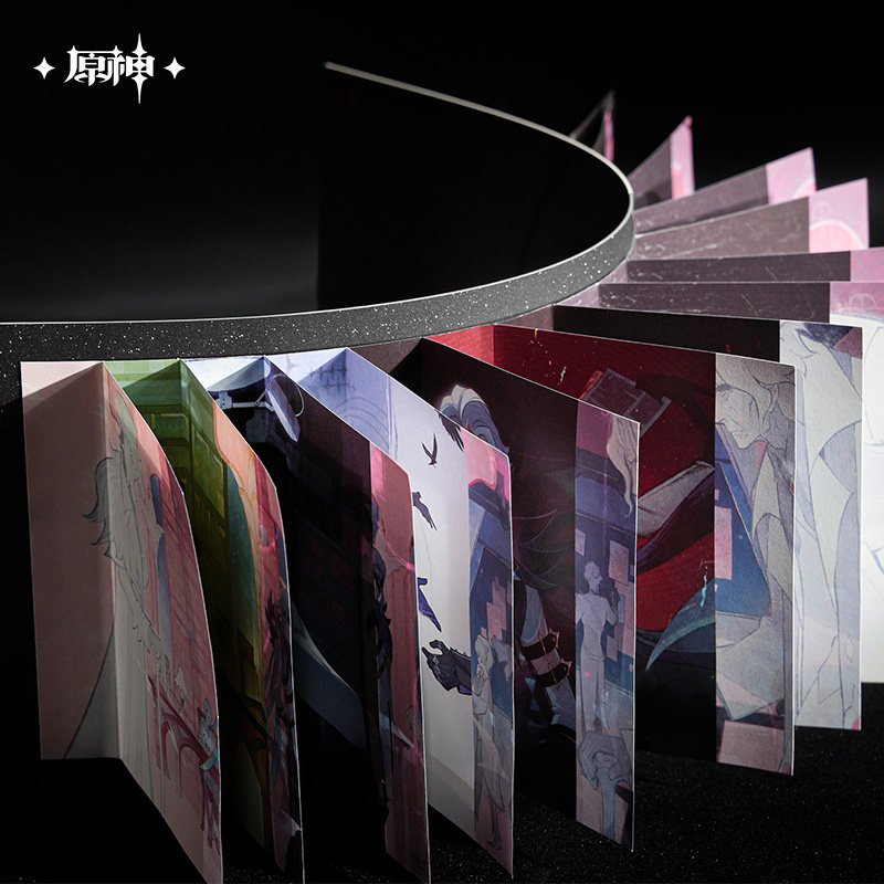 *Preorder* Genshin Impact Those Who Shun The Light Themed Series Double-Sided Waterfall Card