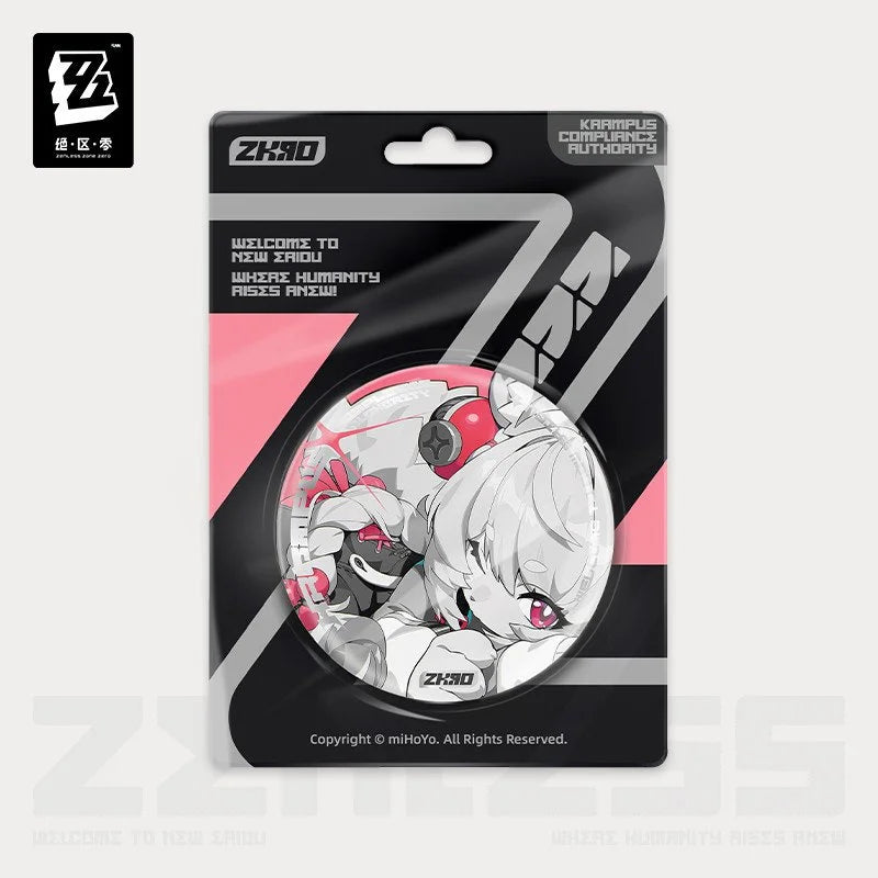 *Preorder* Zenless Zone Zero Mindscape Cinema Series Reflective Pin: Krampus Compliance Authority: Zhao
