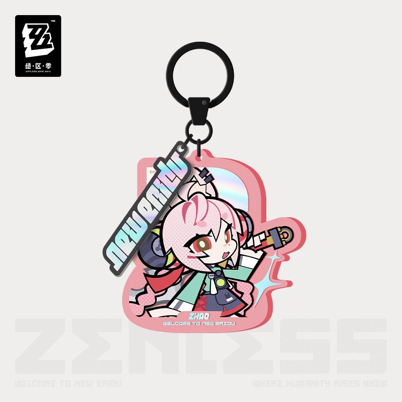 *Preorder* Zenless Zone Zero New Eridu Series Chibi Acrylic Keychain: Krampus Compliance Authority: Zhao