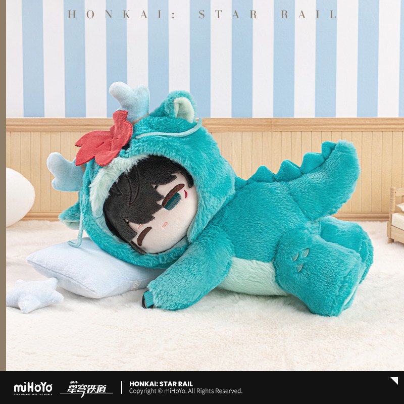 *Preorder* Honkai: Star Rail Boy's Dormitory Series Danheng Theme Chibi Crossbody Plush Bag