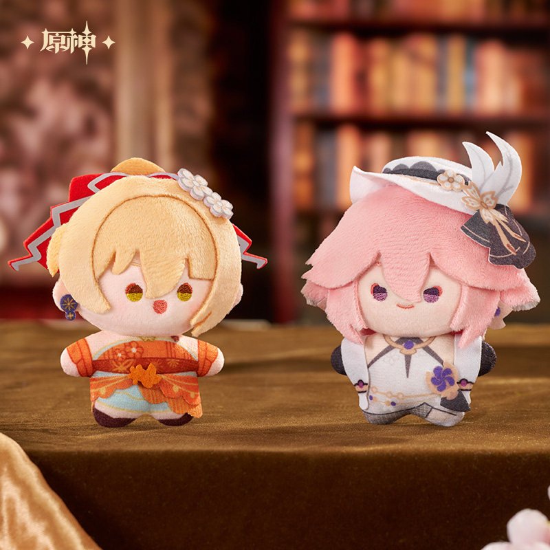 *Preorder* Genshin Impact Resplendent Feast Series Chibi Plushie Keychain Blindbox (10 designs): Single Pull