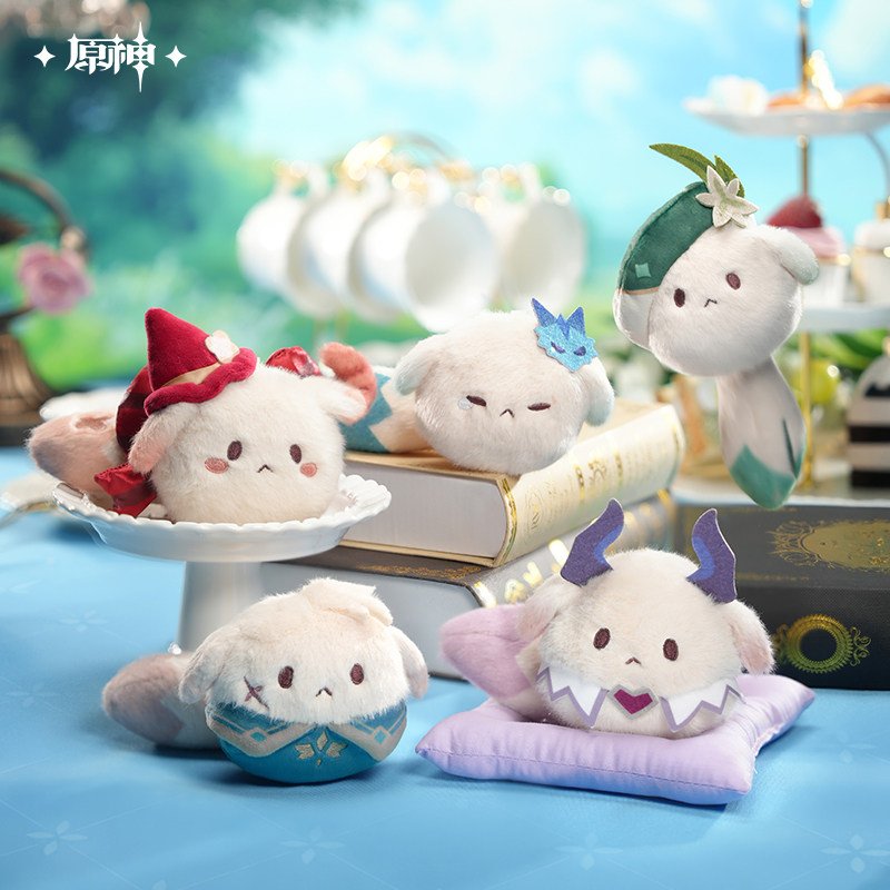 *Preorder* Genshin Impact Tea Party Companion Dodoco Series Plush Toy Hangable Blind Box