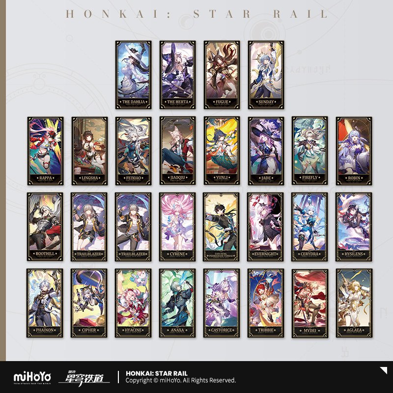 *Preorder* Honkai: Star Rail Second Anniversary Series Card Set