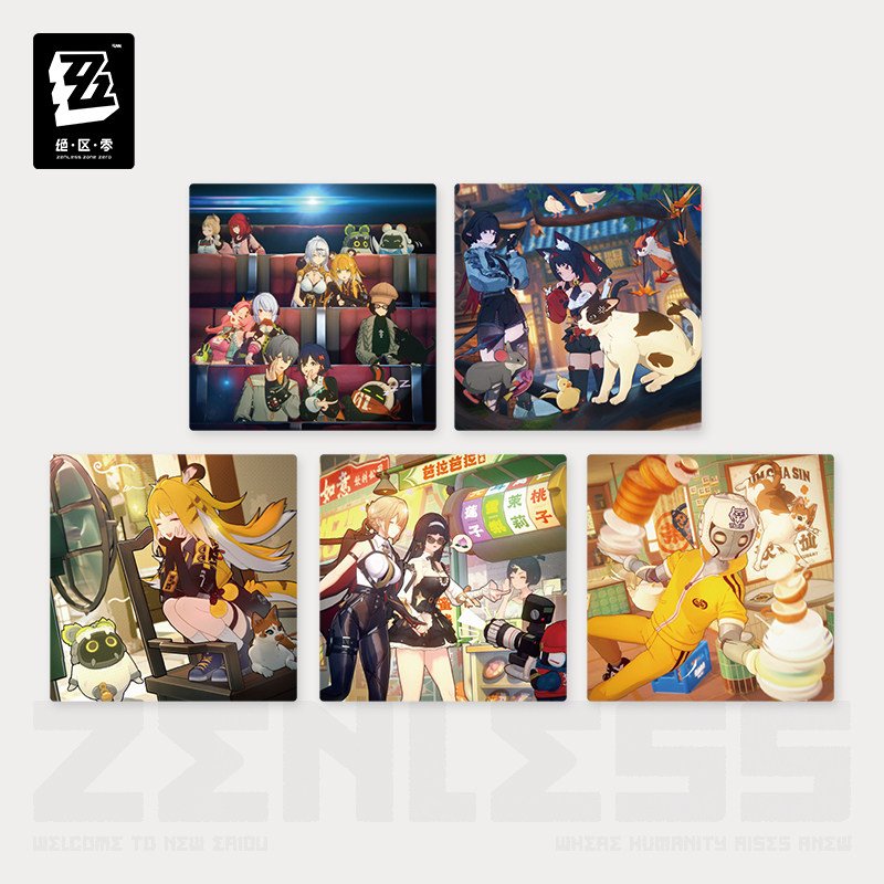 *Preorder* Zenless Zone Zero Eridu Snapshot Series Image Collectible Transparent Card Set Vol 3.0