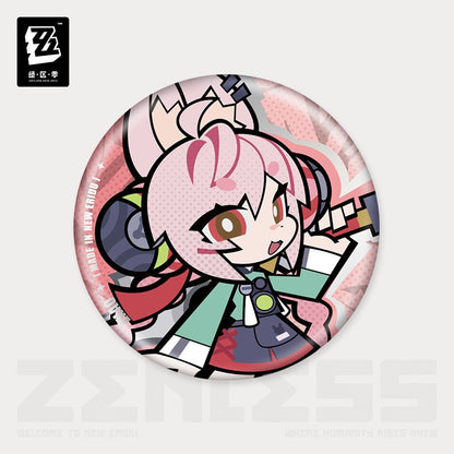*Preorder* Zenless Zone Zero New Eridu Series Chibi Metal Pin: Krampus Compliance Authority: Zhao