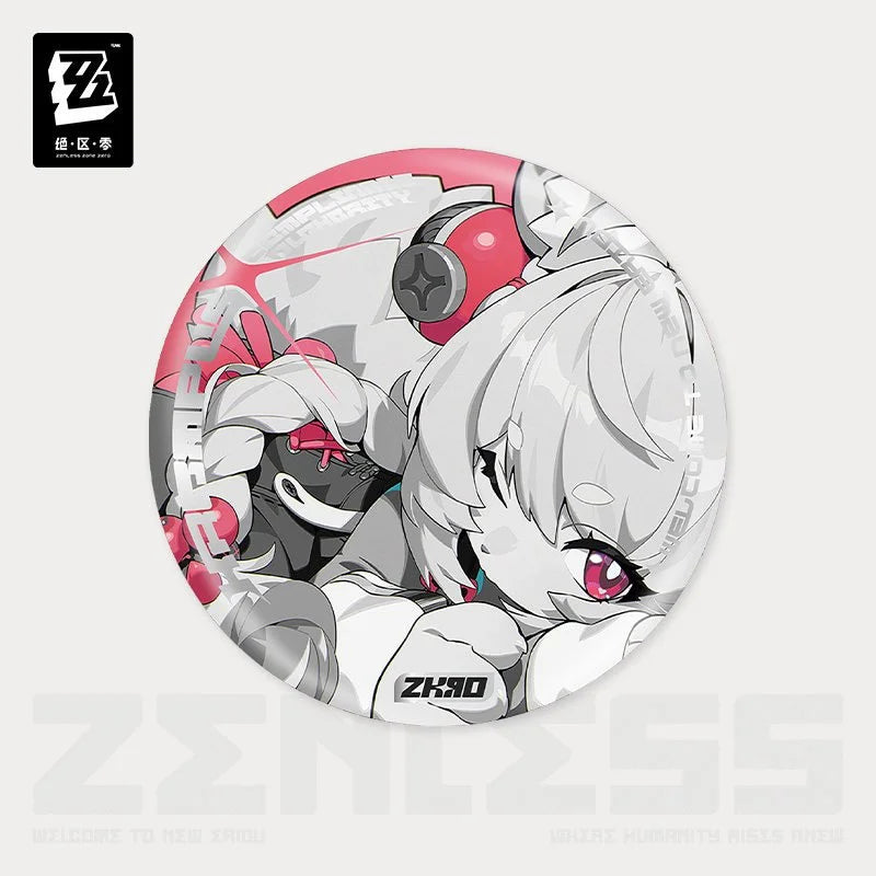 *Preorder* Zenless Zone Zero Mindscape Cinema Series Reflective Pin: Krampus Compliance Authority: Zhao
