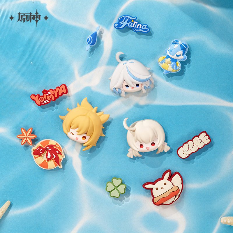 *Preorder* Genshin Impact Midsummer Party Series Perforated Clogs Charms Set