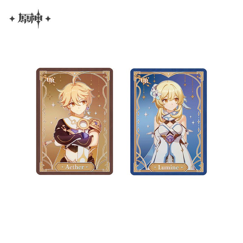 *Preorder* Genshin Impact Flowing Light Travelogue Series Collection Card Blindbox: Single Pull