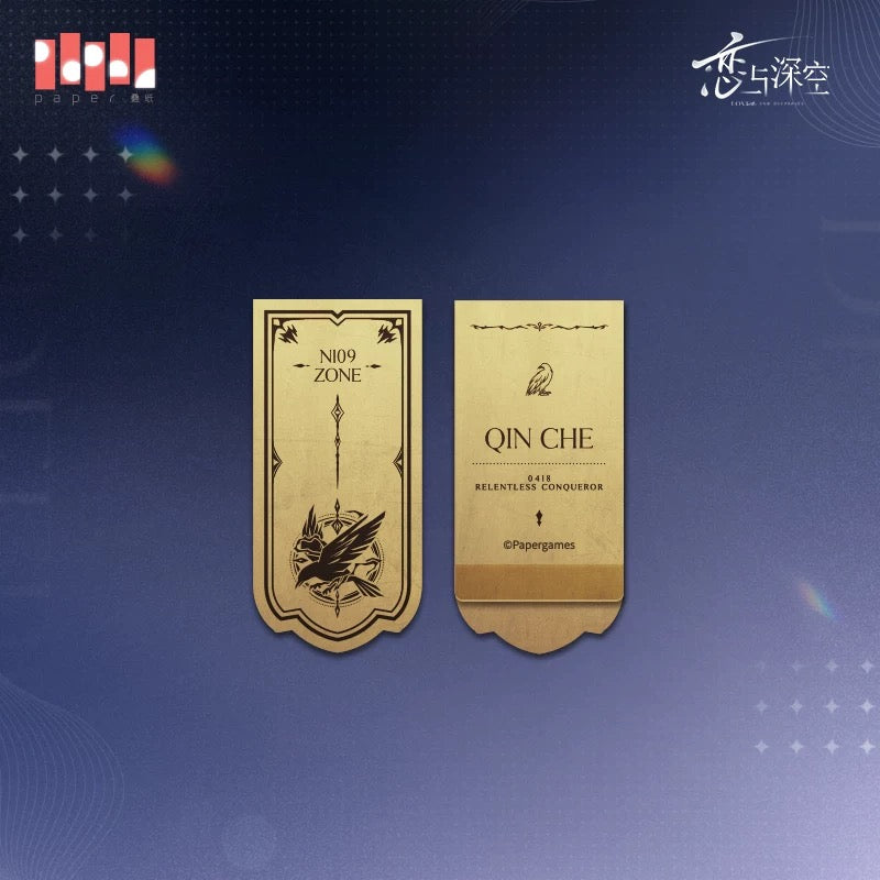 *Preorder* Love and Deepspace Echoes of Time Series Brass Bookmark
