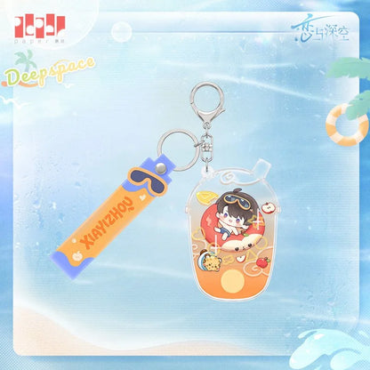 *Preorder* Love and Deepspace Floating Siesta Series Water Machine Toy Keychain