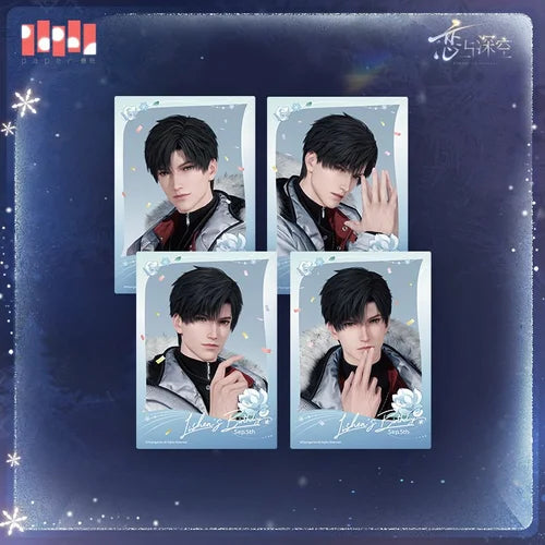 Love and Deepspace Zayne 2025 Birthday Dawnbreak Promise Series Polaroid Set