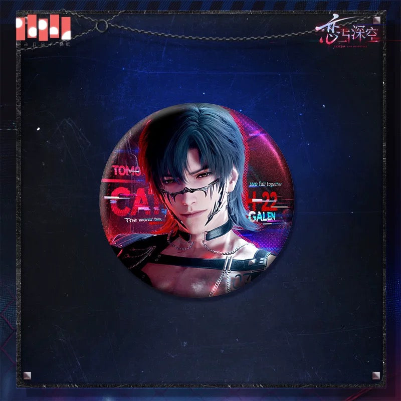 *Preorder* Love and Deepspace Tomorrow No Escape Series Tinplate Badge