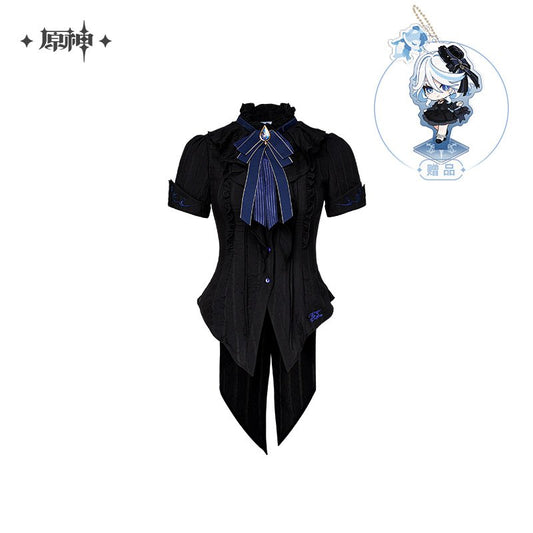 *Preorder* Genshin Impact Furina Theme Slim Fit Long Sleeve Shirt