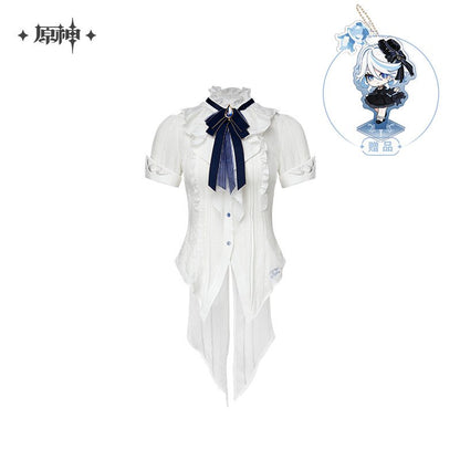 *Preorder* Genshin Impact Furina Theme Slim Fit Long Sleeve Shirt