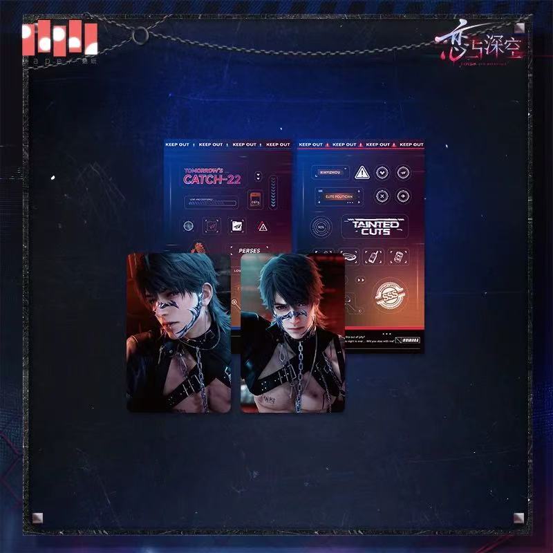 *Preorder* Love and Deepspace Tomorrow No Escape Series Light-Sensitive Photocard Set