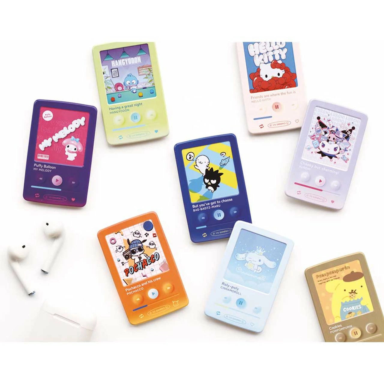 SANRIO Secret Music Player Can Badge (Blind Items)