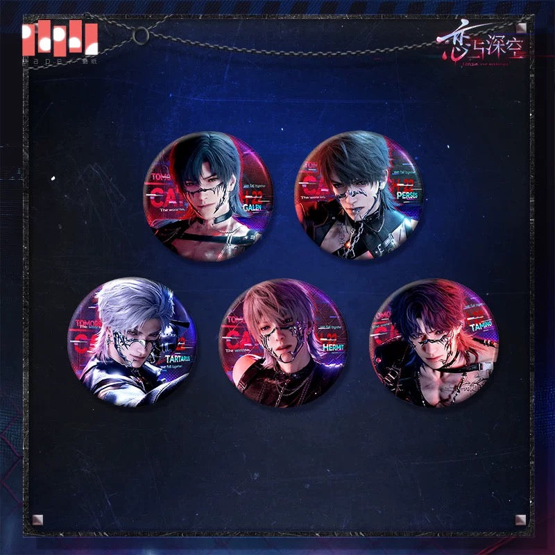 *Preorder* Love and Deepspace Tomorrow No Escape Series Tinplate Badge
