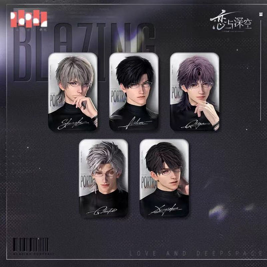 *Preorder* Love and Deepspace Burning Frame Series Square Tinplate Badge