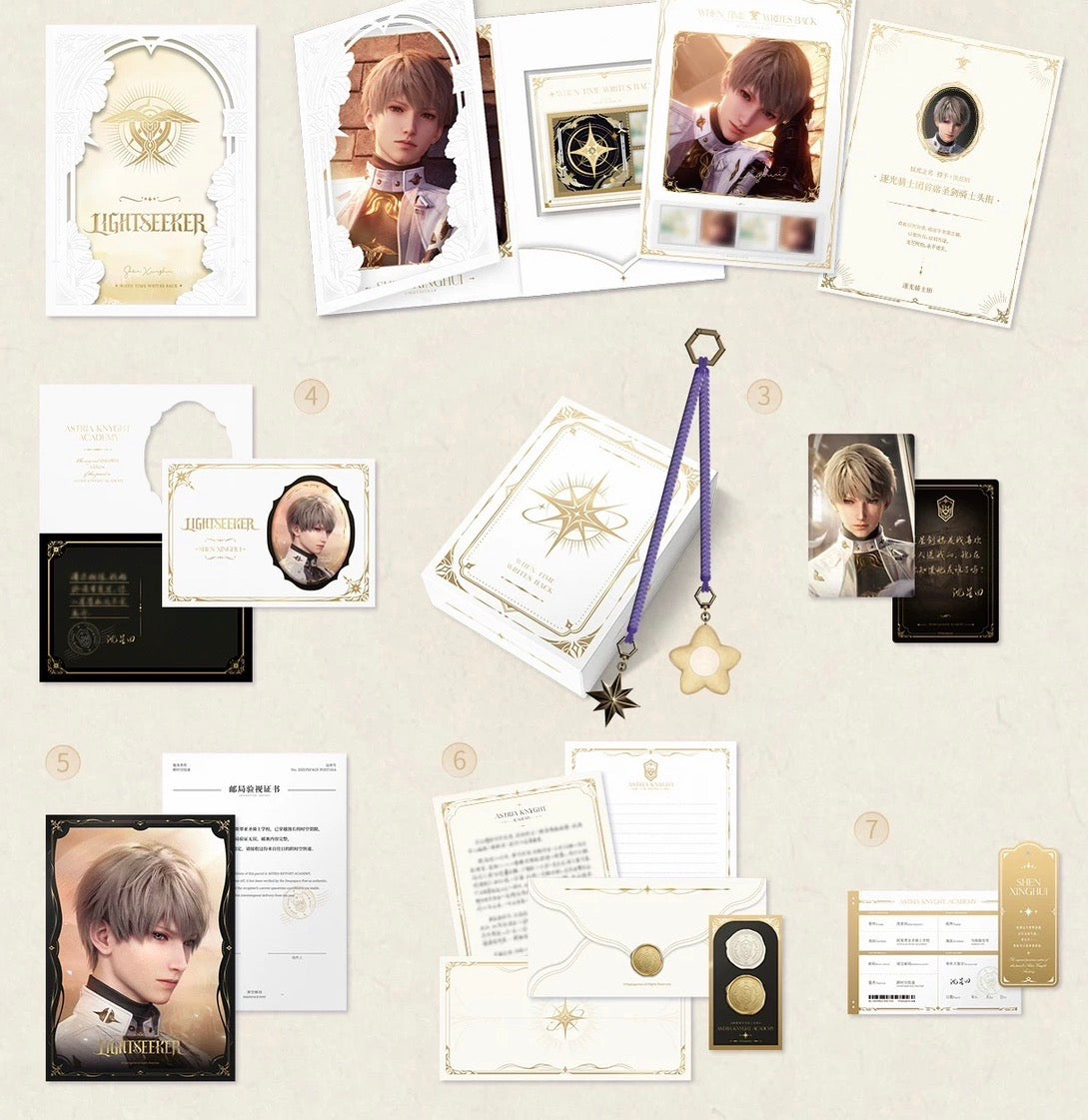 *Preorder* Love and Deepspace Past Letters · Postal Commemorative Gift Box - Xavier