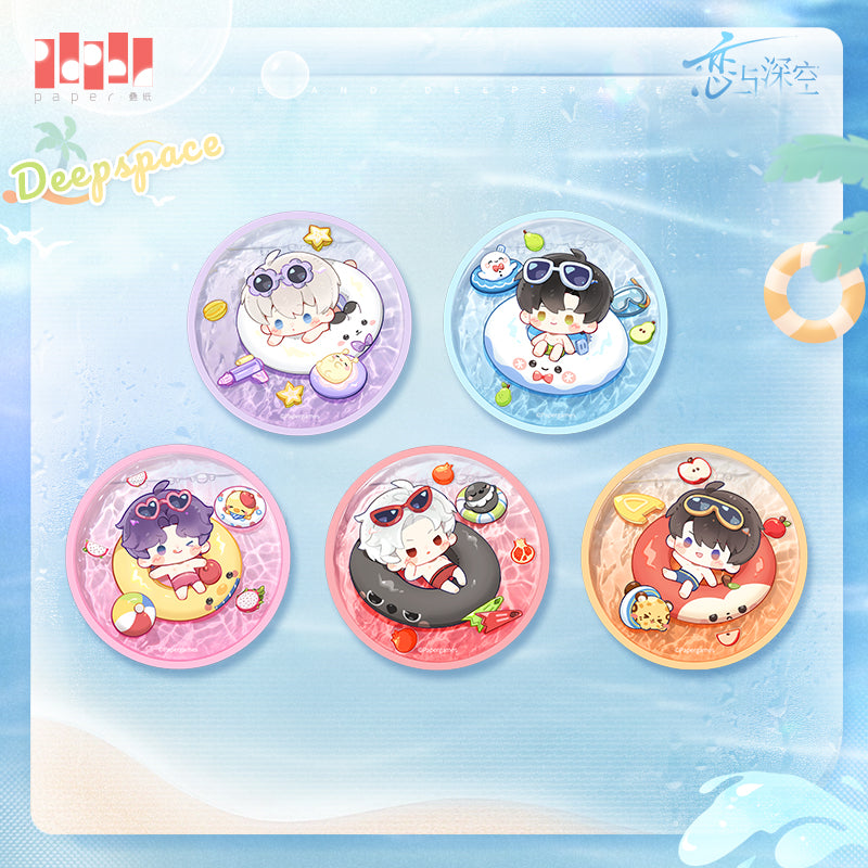 *Preorder* Love and Deepspace Floating Siesta Series Oil Filled Coaster