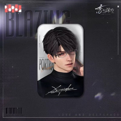 *Preorder* Love and Deepspace Burning Frame Series Square Tinplate Badge