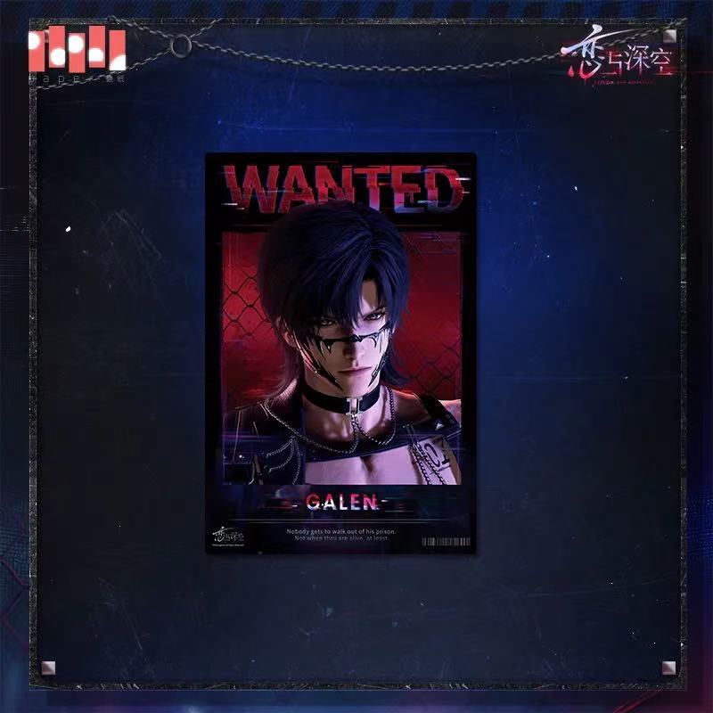 *Preorder* Love and Deepspace Tomorrow No Escape Series Wanted Poster