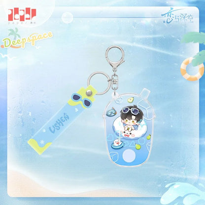 *Preorder* Love and Deepspace Floating Siesta Series Water Machine Toy Keychain
