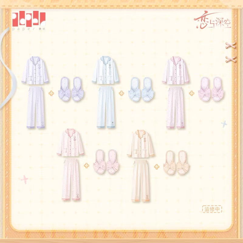 *Preorder* Love and Deepspace Sweet Dreams Woven Series Pajama + Slipper Set